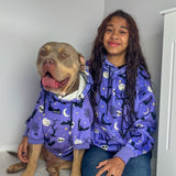 Halloween Dog Hoodie - Purple
