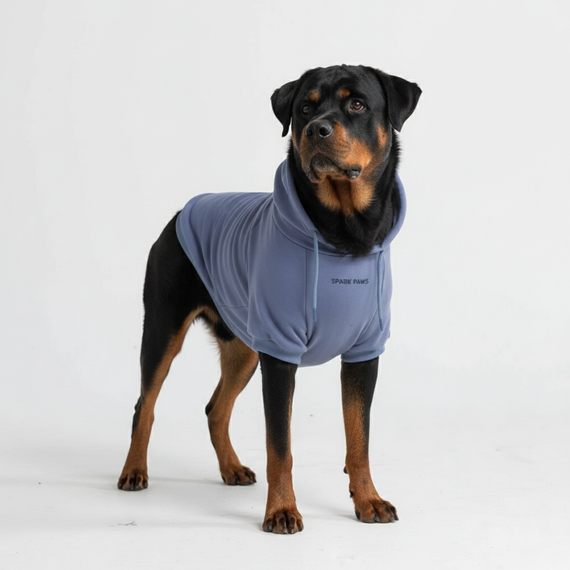 Essential Dog Hoodie - Slate Blue