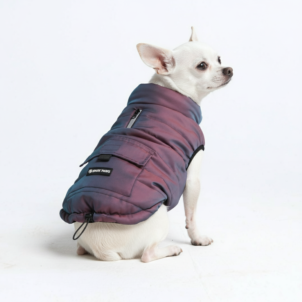 Water Resistant Winter Dog Jacket Vest SPARK PAWS