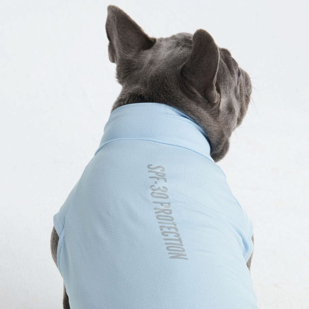 Sunblock Dog T-Shirt - Blue – SPARK PAWS