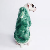 Velvet Dog Hoodie - Emerald Green
