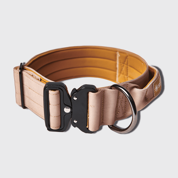 Tactical Dog Collar - Tan (2"/5cm)