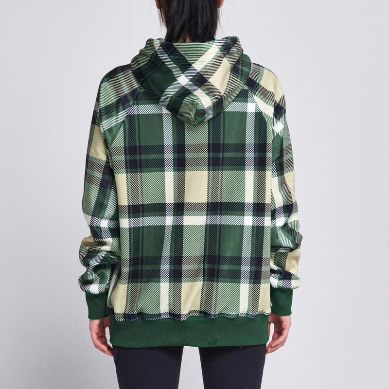 Green Plaid Human Hoodie – SPARK PAWS