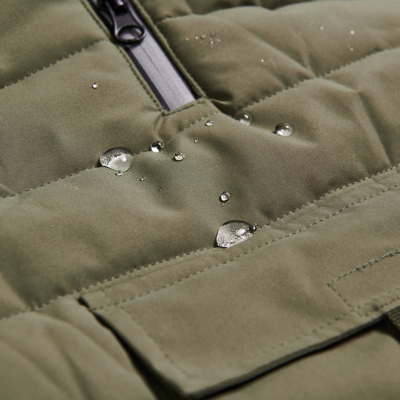 WarmShield Water-Resistant Jacket - Olive