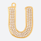 Initial Letter Jewelry Tag - U