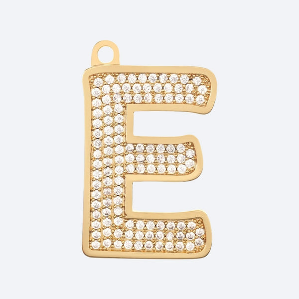 Initial Letter Jewelry Tag - E