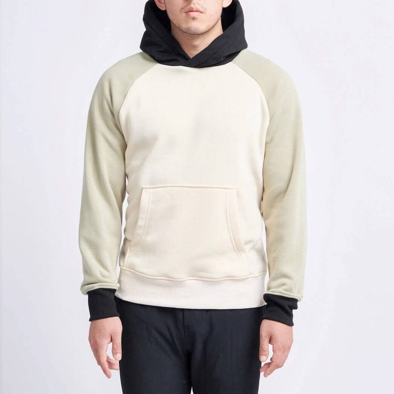 Olive Cream Human Hoodie