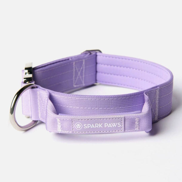 Tactical Dog Collar - Lilac (1.5"/4cm)